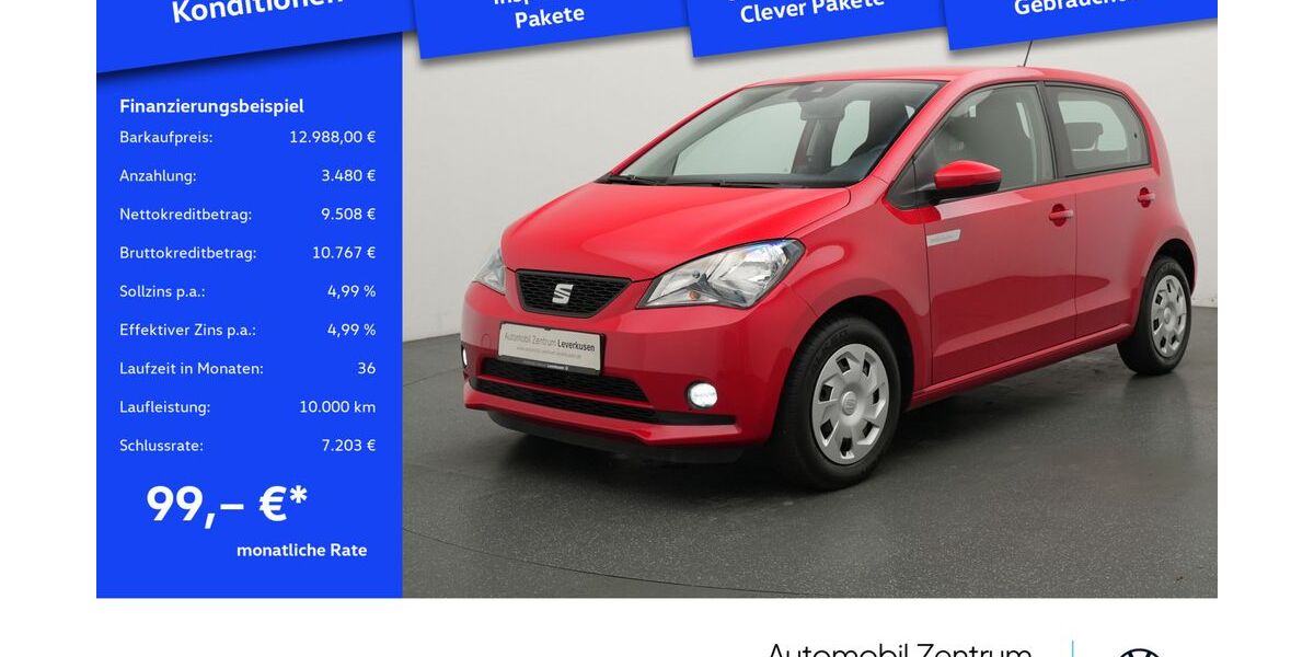 Seat Mii 36.282 km 12.980 &euro; Leverkusen 51379