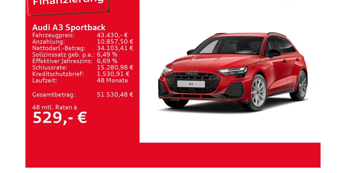 Audi A3 8.501 km 43.430 &euro; Ulm 89073