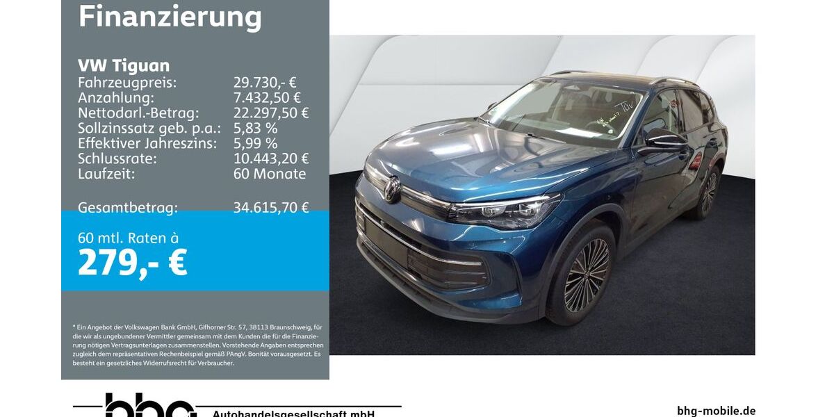 VW Tiguan 22.898 km 29.730 &euro; Mössingen 72116