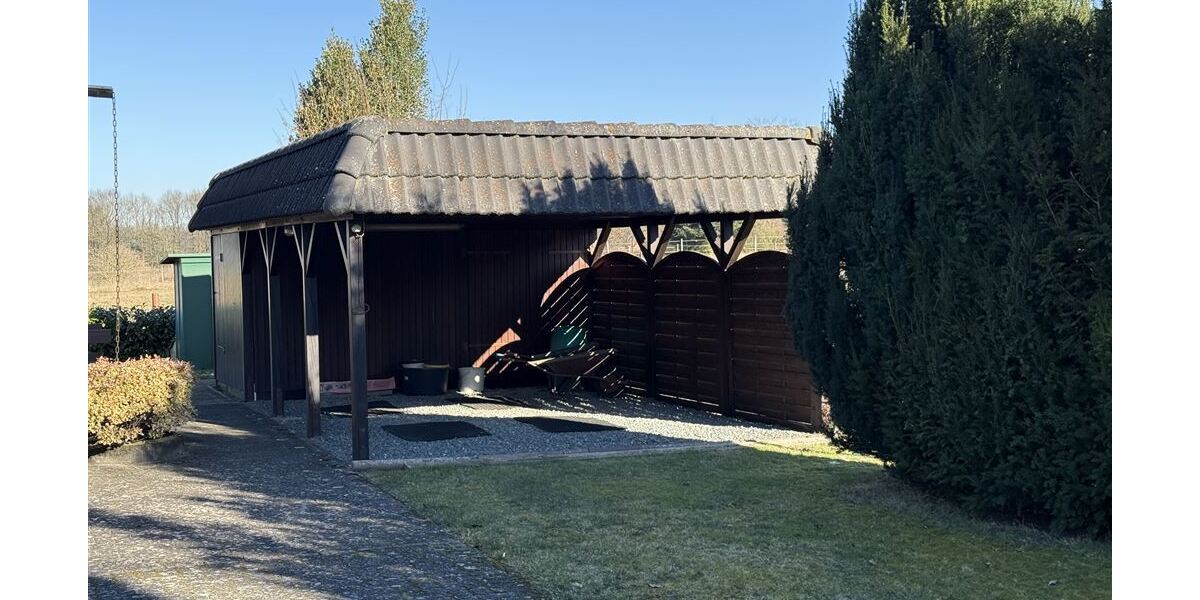 Charmantes Blockbohlenhaus mit Sonnenterrasse mit tollem Weitblick u. einer beheizbaren Vollkeller. - Bauernhaus, Landhaus Steyerberg | Angebot:26302268
