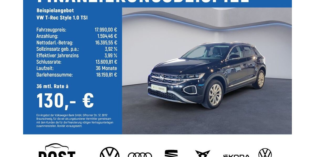 VW T-Roc 63.007 km 17.990 &euro; Hildesheim 31135
