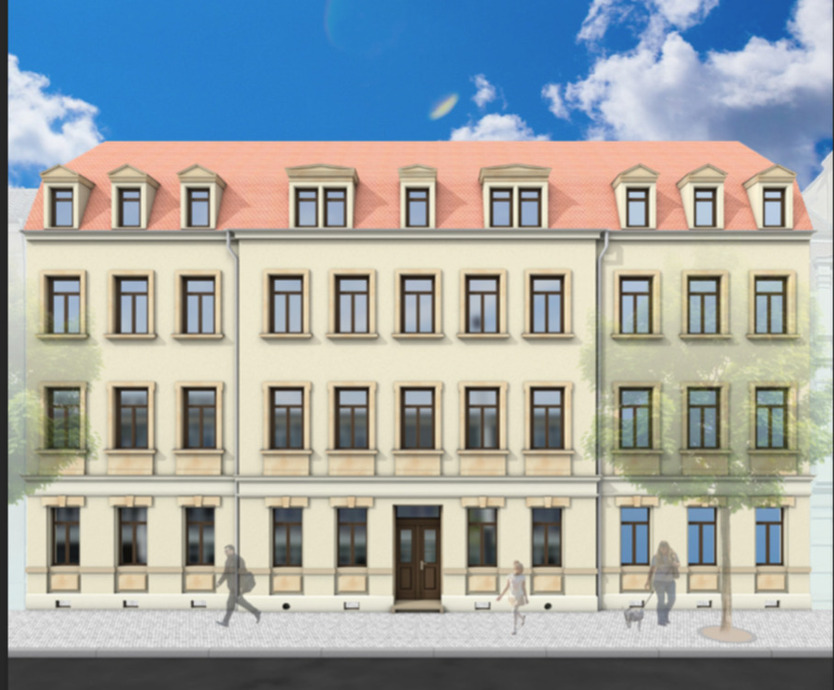 Moderne Erdgeschoßwohnung, 39 qm, Oederaner Str. 2