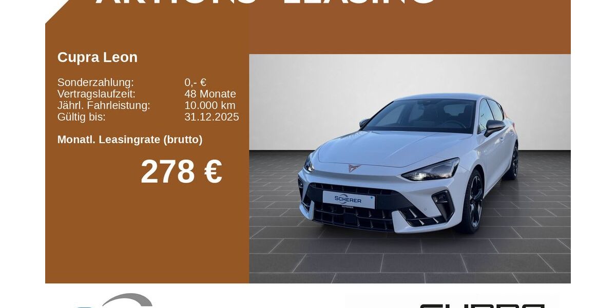 Cupra Leon 25.617 km 27.600 &euro; Mainz 55129