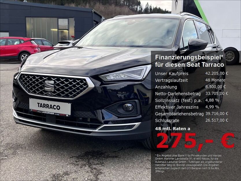 Seat Tarraco 9.000 km 41.480 € Tuttlingen 78532