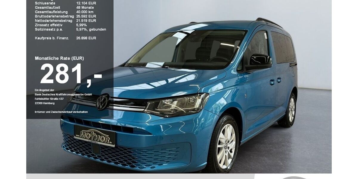 VW Caddy 121.361 km 26.748 &euro; Brandenburg 14770