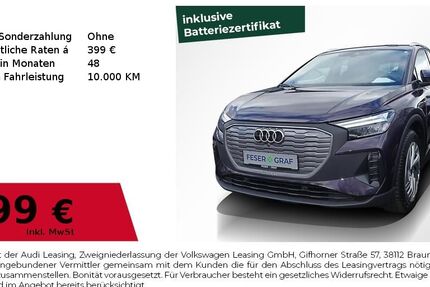 Audi Q4 e-tron 7.276 km 42.190 &euro; Erlangen 91058