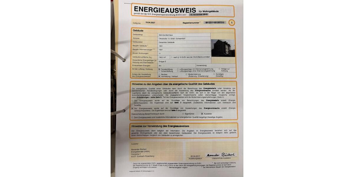 Hochparterre Schwandorf - 1 Zimmer, 35 m&sup2;, 125.000&euro; | Angebot:26452645