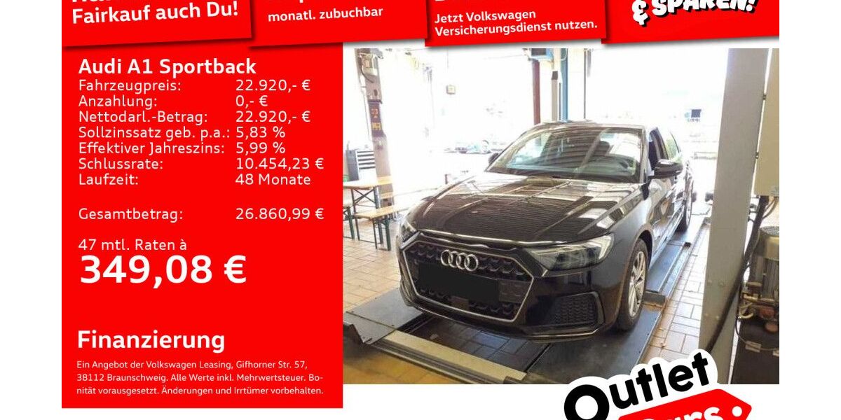 Audi A1 24.633 km 22.691 &euro; Weinheim 69469