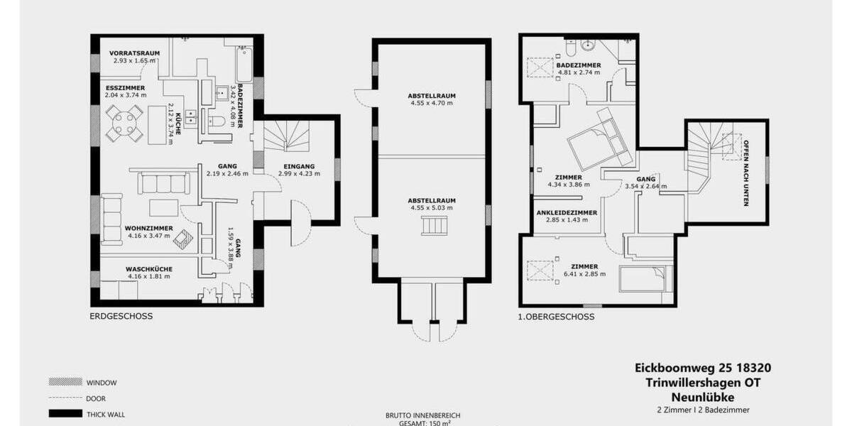 Bauernhaus, Landhaus Trinwillershagen OT Neuenlübke Neuenlübke - 4 Zimmer, 125 m&sup2;, 295.000&euro; | Angebot:25783186