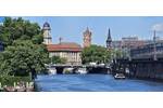 Panorama-Blick+Spree-Havel nah,Berlin Mitte fürs Alter oder für ihre Mitarbeiter,Terrassenfenster+