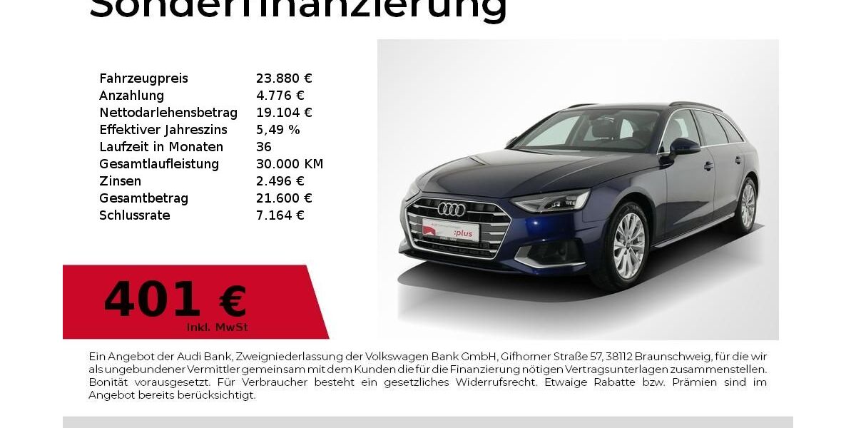 Audi A4 72.900 km 23.480 &euro; Nürnberg 90441