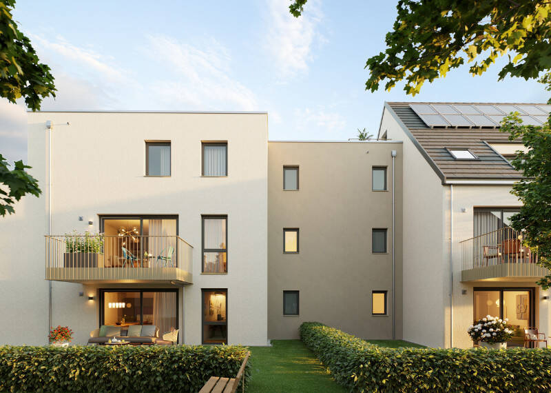2-Zimmer Galerie-Wohnung mit Dachterrasse und Tageslichtbad