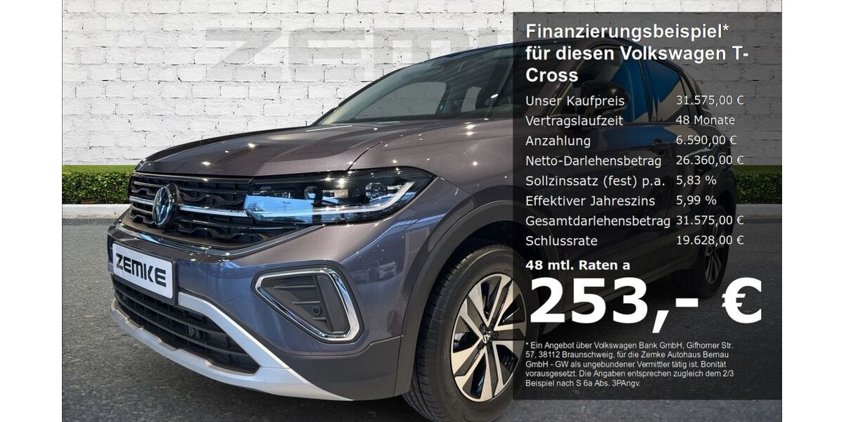 VW T-Cross 2.383 km 29.975 &euro; Bernau 16321