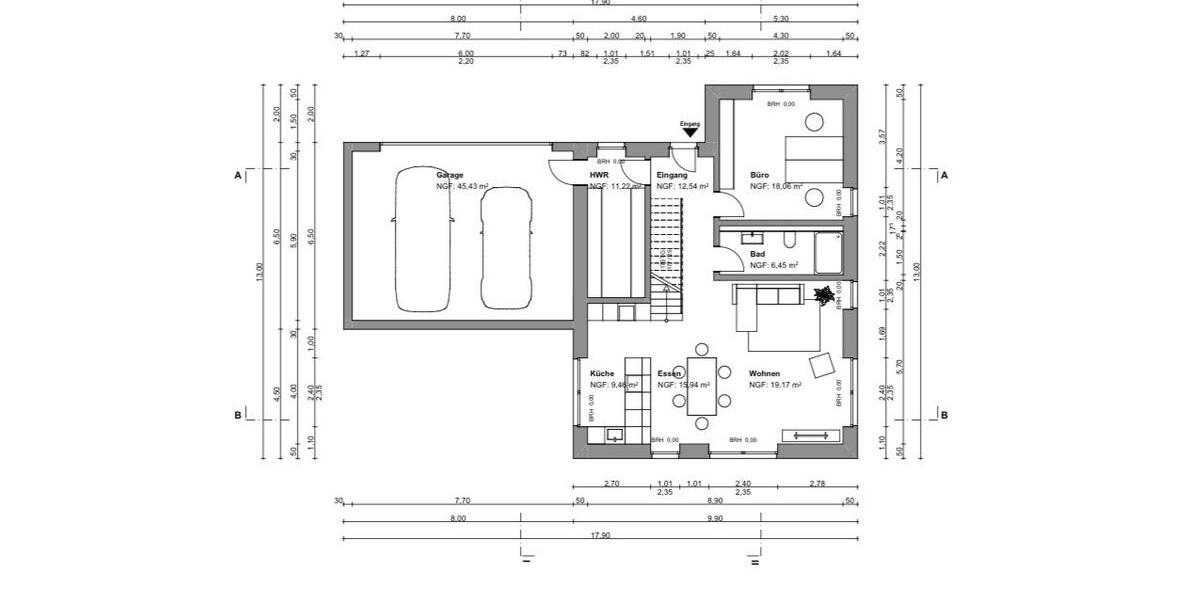 Einfamilienhaus Burghaun - 5 Zimmer, 186 m&sup2;, 720.000&euro; | Angebot:26841405