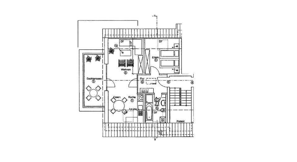 Dachgeschoßwohnung Neu-Ulm Burlafingen - 2 Zimmer, 55 m&sup2;, 715&euro; | Angebot:26348755