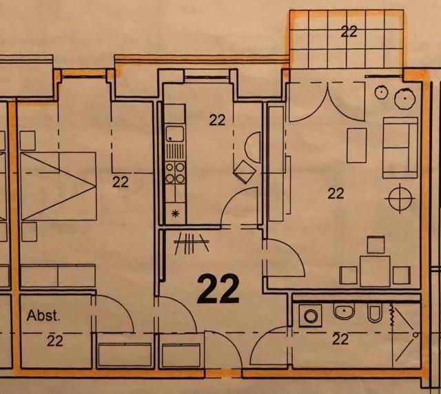 Etagenwohnung Preußisch Oldendorf - 2 Zimmer, 68 m&sup2;, 510&euro; | Angebot:25377631