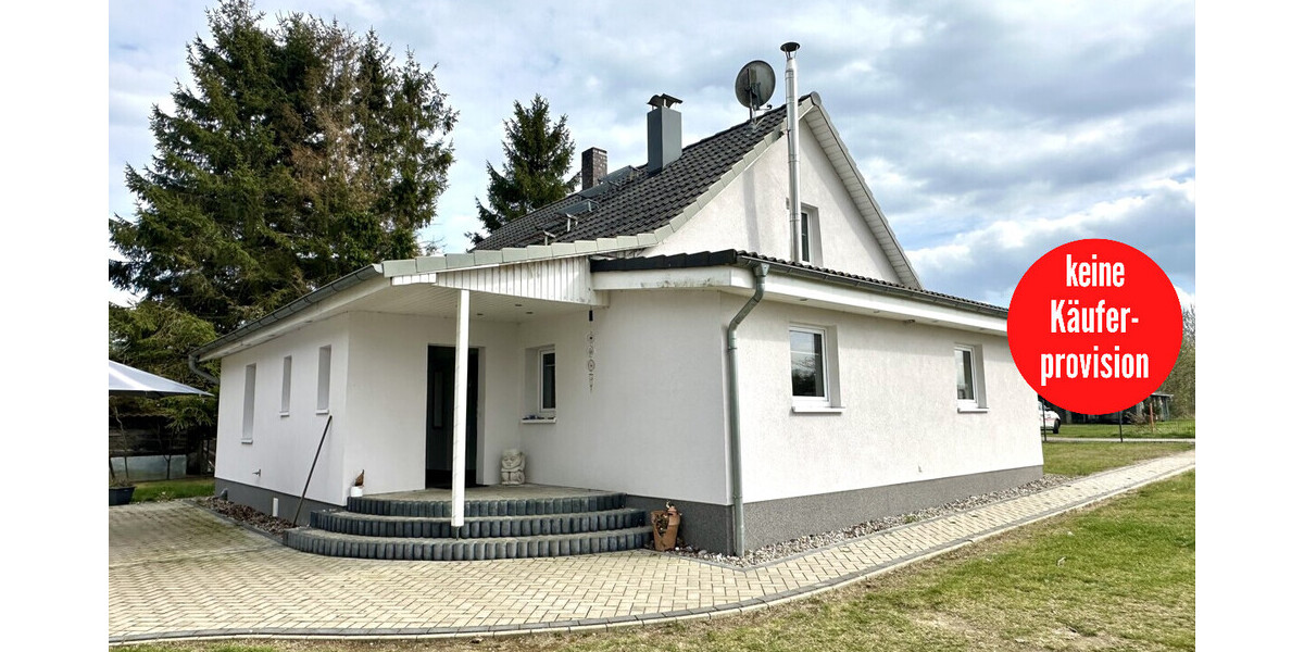 HORN IMMOBILIEN ++ schönes Einfamilienhaus mit großem Grundstück in Randlage, Jatzke bei Friedland - Einfamilienhaus Friedland / Jatzke Jatzke | Angebot:26339708