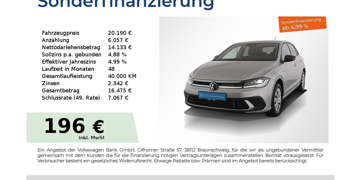 VW Polo 9.754 km 19.880 &euro; Nürnberg 90441