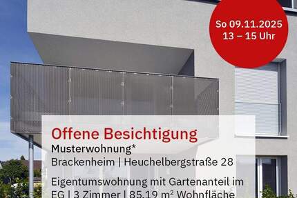 3-Zimmer-Wohnung in Brackenheim »Theodor-Heuss-Siedlung Haus 1« - Gartenanteil 3 zimmer