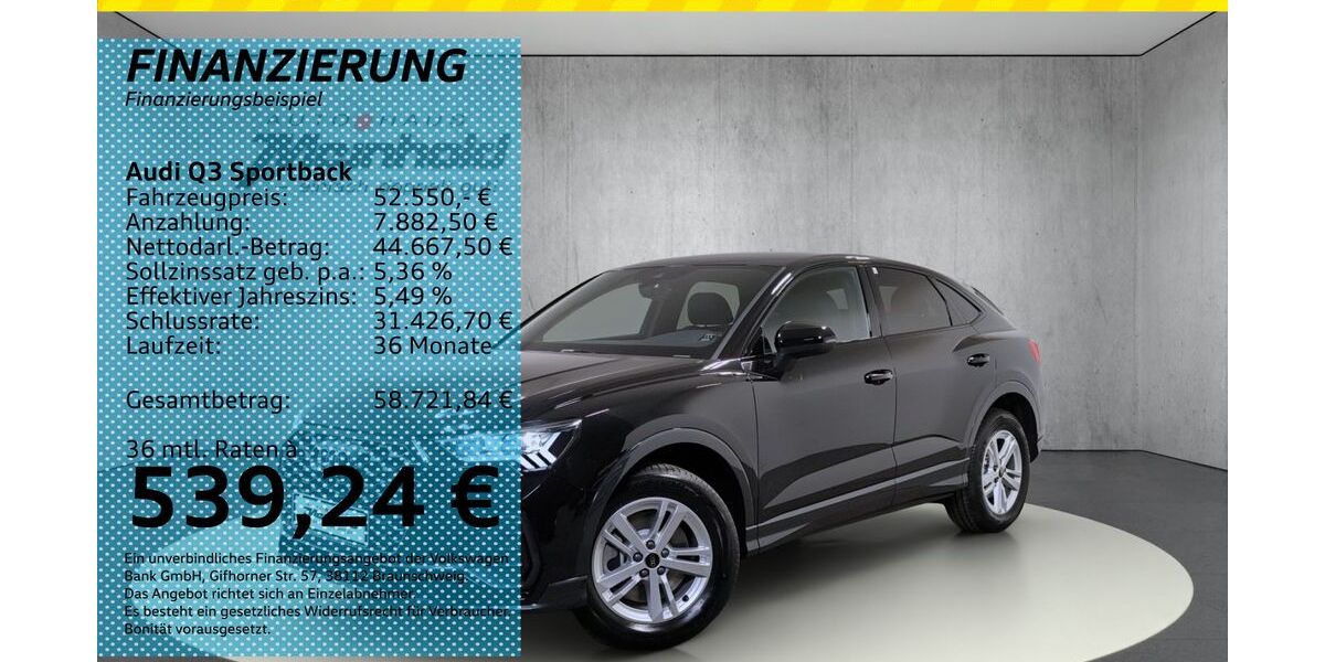 Audi Q3 1.010 km 51.390 &euro; Auerbach/Rebesgrün 08209