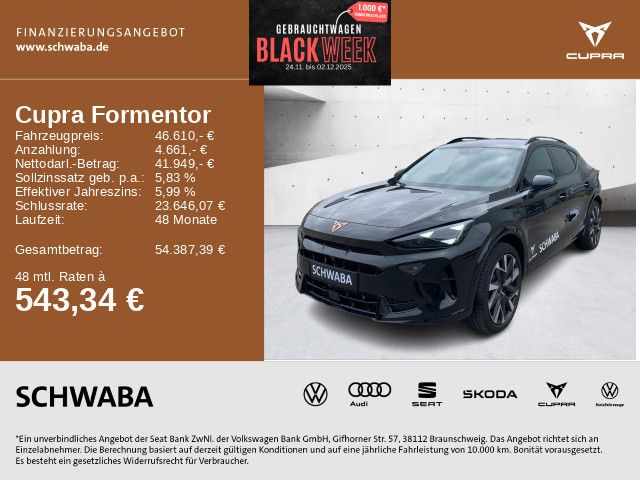Cupra Formentor 5.990 km 45.910 € Gersthofen 86368