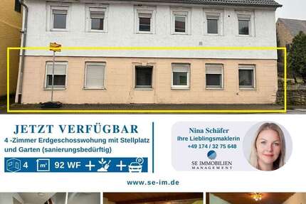 Wohnung zum Kaufen in Oberderdingen-Flehingen 99.000 € 92.32 m² 4 zimmer