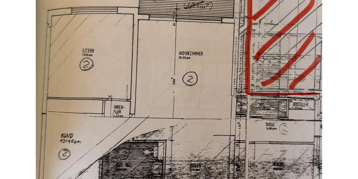 Etagenwohnung Erbach - 3 Zimmer, 95 m&sup2;, 920&euro; | Angebot:26148646