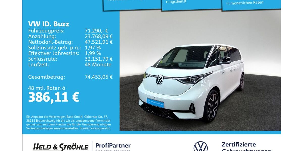 VW ID. Buzz 7.061 km 70.420 &euro; Ulm 89079