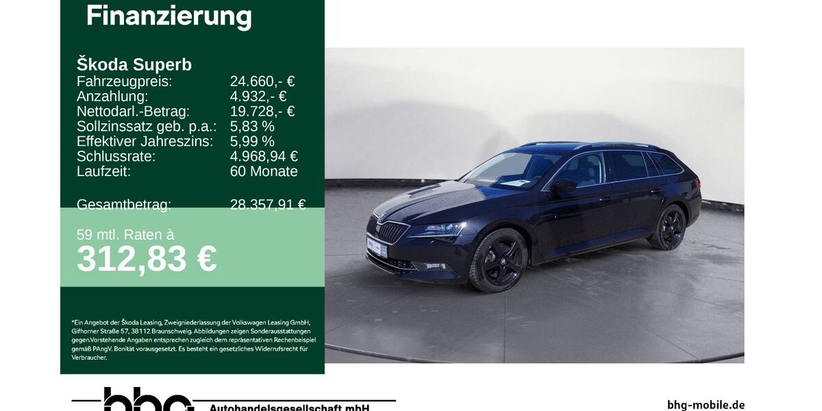 Skoda Superb 95.500 km 24.660 &euro; Durmersheim 76448