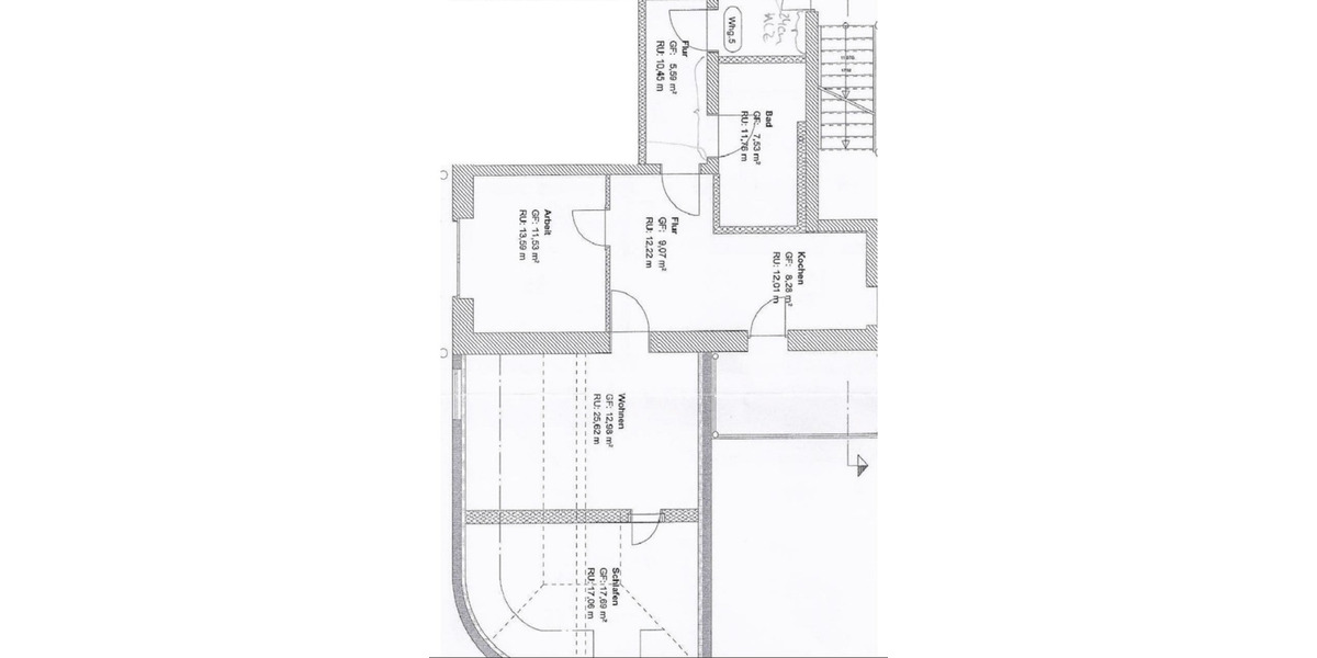 Etagenwohnung Grimma - 3 Zimmer, 73 m&sup2;, 720&euro; | Angebot:26424122