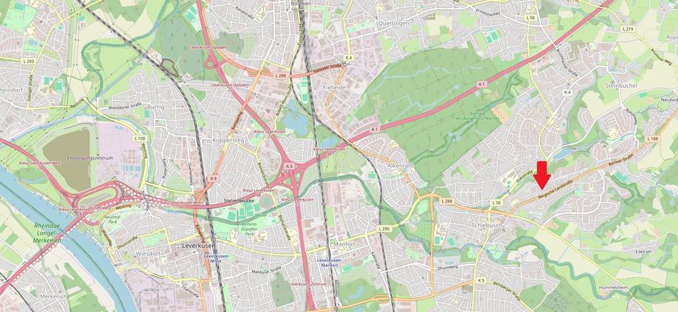 Etagenwohnung Leverkusen Schlebusch - 4 Zimmer, 89 m&sup2;, 1.460&euro; | Angebot:25404119