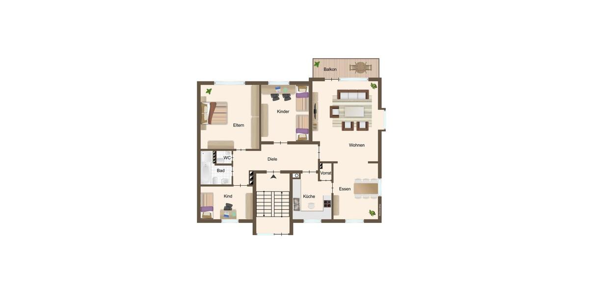 Hochparterre Schmallenberg - 4 Zimmer, 107 m&sup2;, 840&euro; | Angebot:26262990
