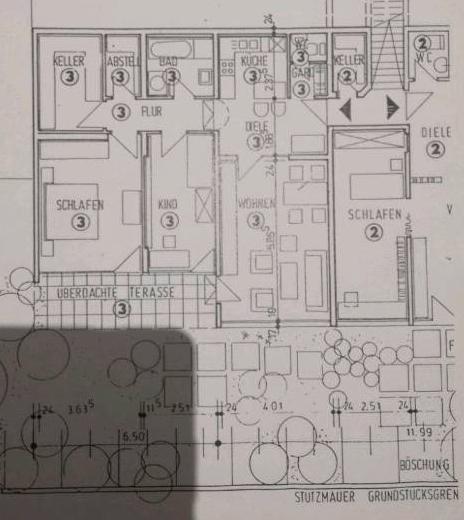 Erdgeschoßwohnung Horb am Neckar - 3.5 Zimmer, 92 m&sup2;, 267.000&euro; | Angebot:26114466