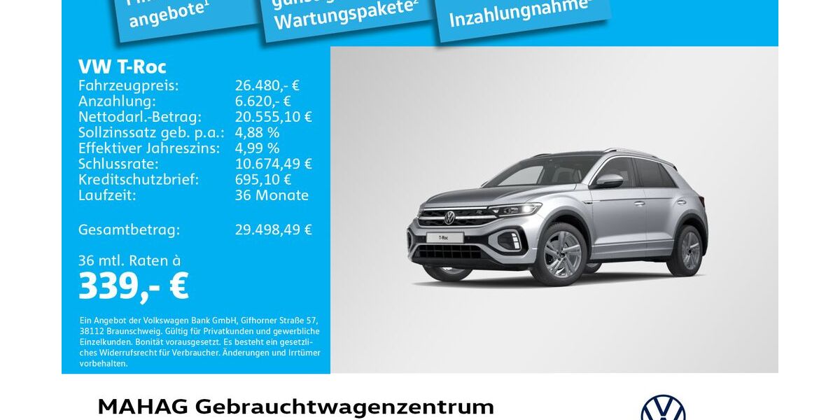 VW T-Roc 26.534 km 26.480 &euro; München 80935