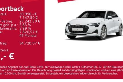 Audi A3 27.500 km 30.990 &euro; Gersthofen 86368