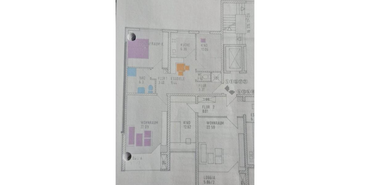 Etagenwohnung Neuburg an der Donau - 3 Zimmer, 80 m&sup2;, 290.000&euro; | Angebot:26777889