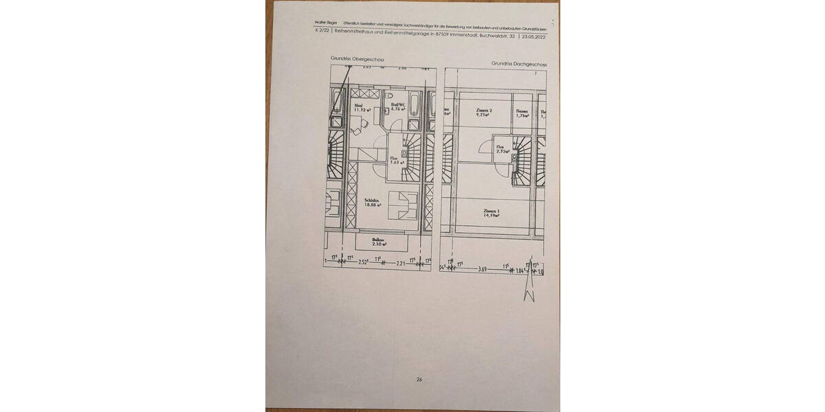 Reihenmittelhaus ImmenstadtRauhenzell Rauhenzell - 5 Zimmer, 119 m&sup2;, 649.000&euro; | Angebot:26777109