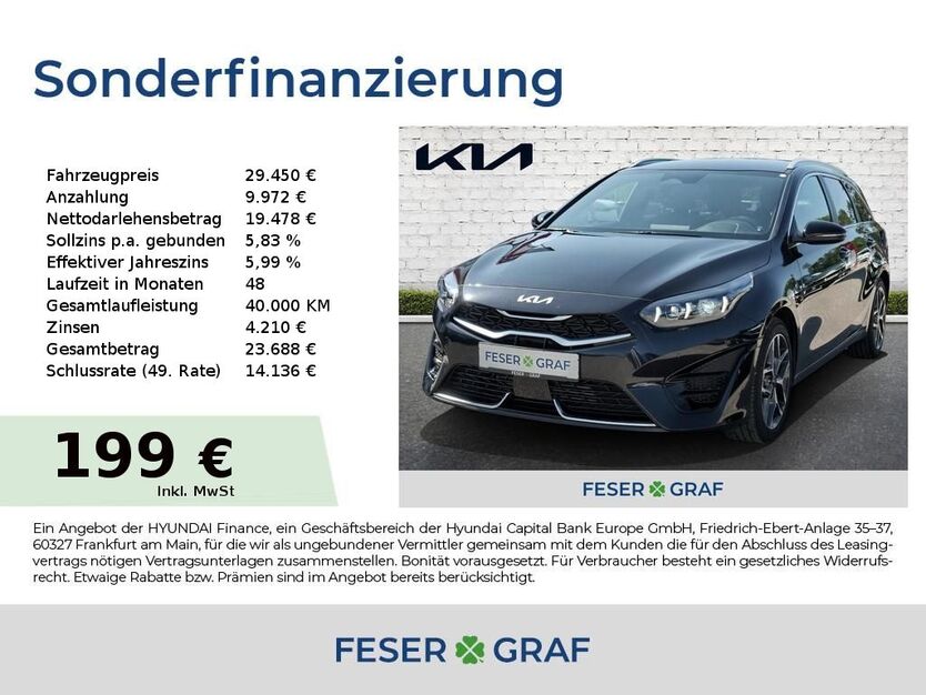 Kia ceed Sportswagon 9.350 km 28.350 € Roth 91154