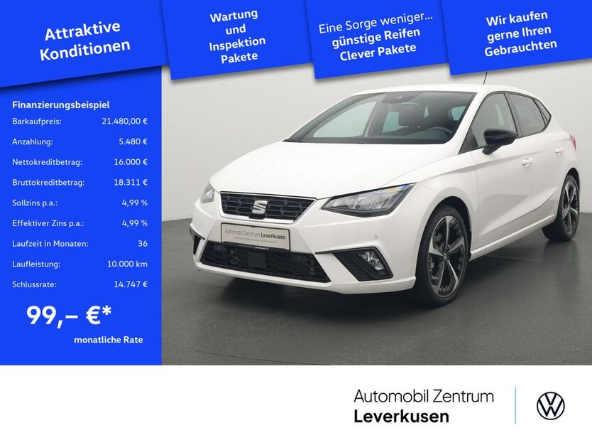 Seat Ibiza 11.347 km 21.480 € Leverkusen 51379
