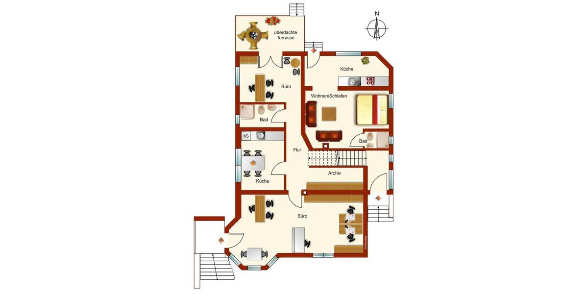 Mehrfamilienhaus, Wohnhaus Gütersloh Innenstadt - 7 Zimmer, 495.000&euro; | Angebot:26450961