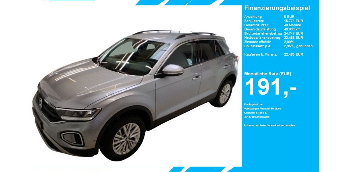 VW T-Roc 2.263 km 22.485 € Gütersloh 33334
