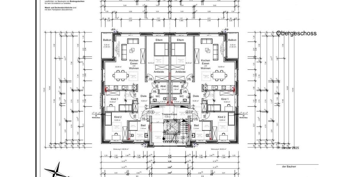 Moderne 4-Zimmer Wohnung in Delbrück Erstbezug zu Vermieten zimmer