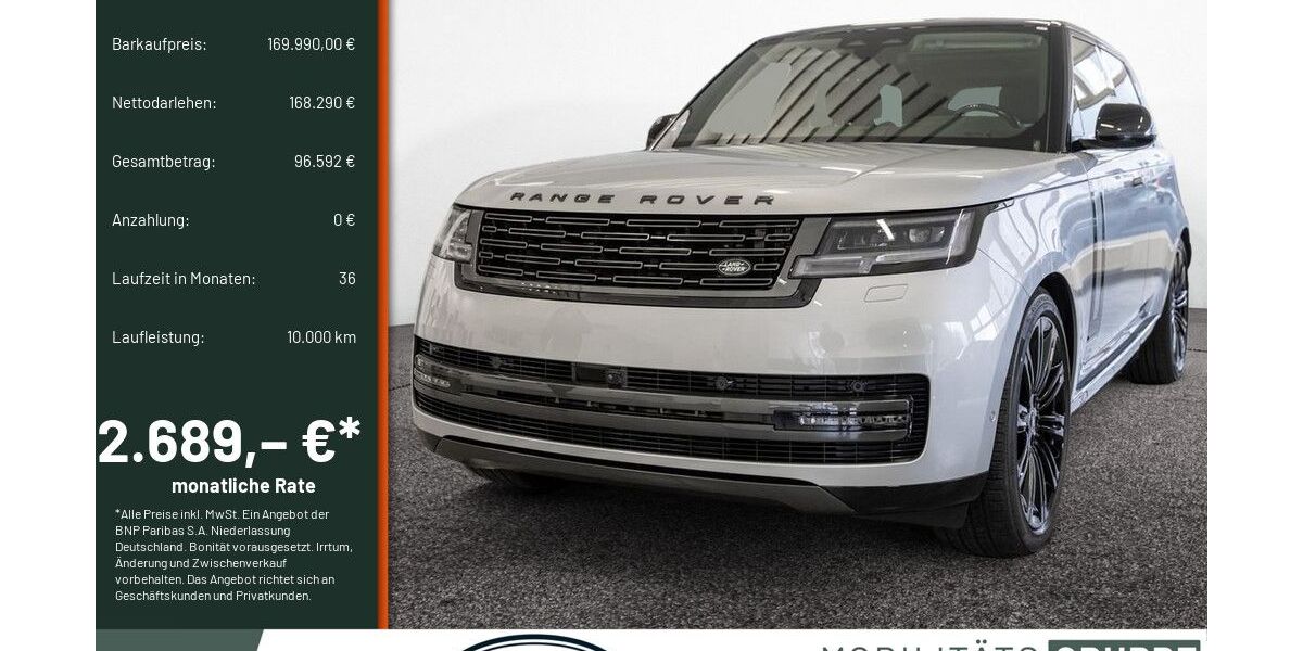 Land Rover Range Rover 13.500 km 162.499 &euro; Lüdenscheid 58507