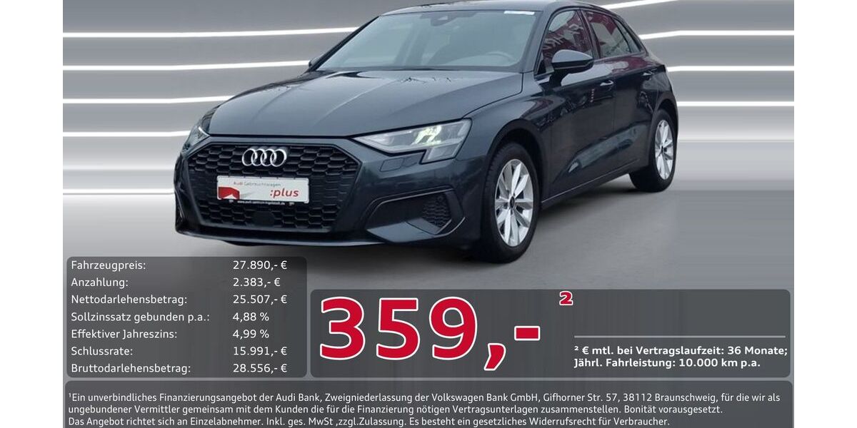 Audi A3 36.397 km 26.950 &euro; Ingolstadt 85057