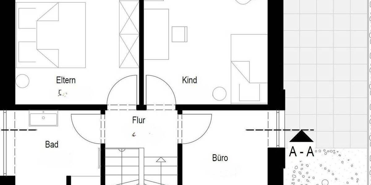 Reihenendhaus Nordhorn Bakelde - 4 Zimmer, 104 m&sup2;, 1.400&euro; | Angebot:26791671