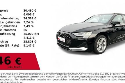 Audi A3 18.498 km 29.990 &euro; Dessau-Roßlau 06844