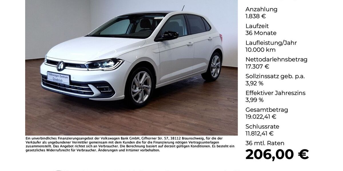 VW Polo 31.732 km 19.145 &euro; Osnabrück 49078