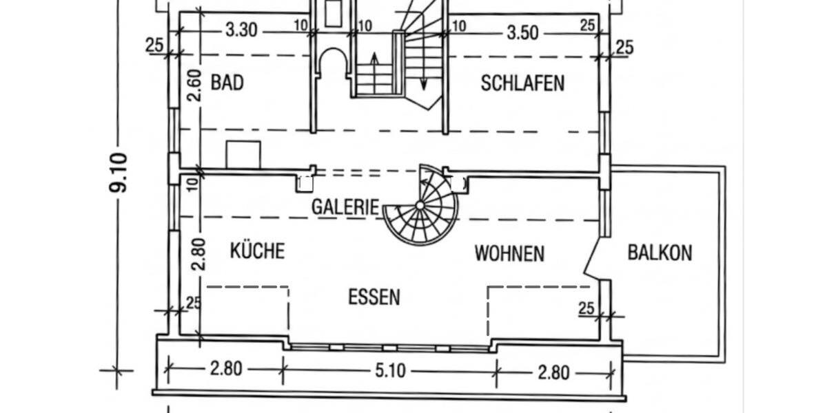 Maisonettenwohnung Kirchheim unter Teck - 2 Zimmer, 80 m&sup2;, 275.000&euro; | Angebot:27189834