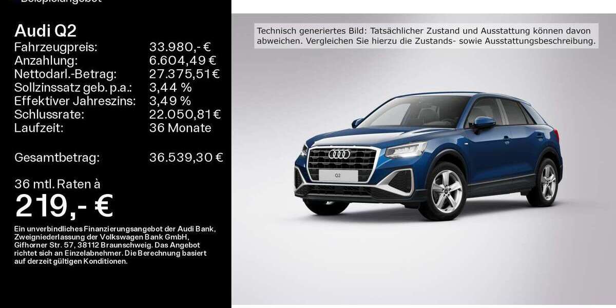 Audi Q2 7.048 km 33.980 &euro; Schweinfurt 97424