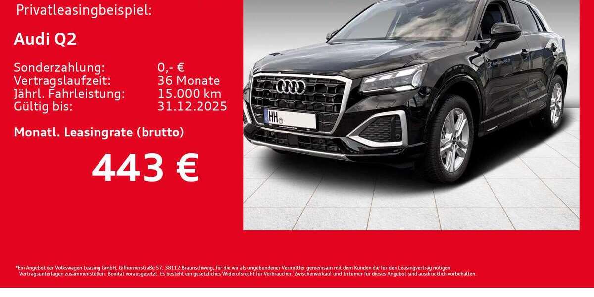 Audi Q2 1.890 km 32.331 &euro; Hamburg 22419